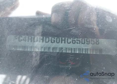 2017 Dodge Durango Gt Rwd из США, поврежденный, VIN 1C4RDHDG0HC650958